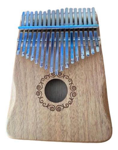 Kalimba De 17 Teclas De Caoba Con Funda Y Martillo