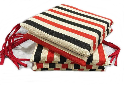 Imagen 1 de 2 de Almohadón Para Silla Chenille Lola Cubresillas 40x40 Cierre