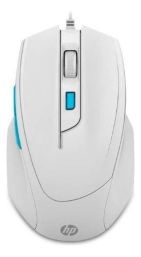 Mouse Hp M150 Gamer Usb 6 Botones Rgb 1600 Dpi Blanco