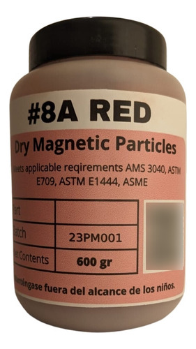 Partículas Magnéticas Magnaflux Rojas 600 Gramos