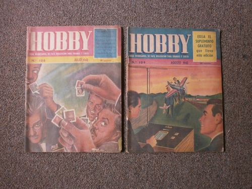 Antiguas Revistas Hobby.n°108 Y 109.año 1945(precio X Las 2)