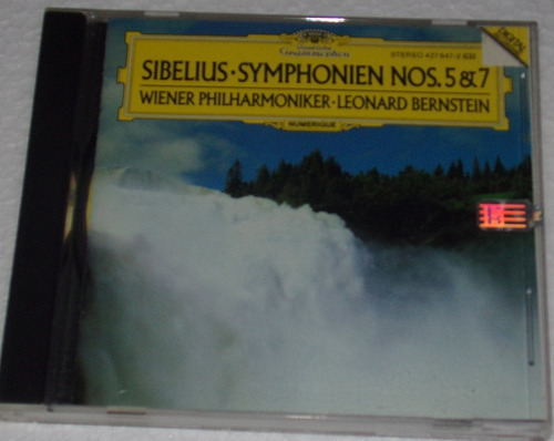 Sibelius Symphonien N 5 & 7 Bernstein Cd Importado Kktus 