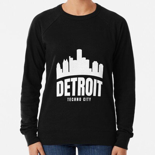 Buzo Ciudad Tecnológica De Detroit. Regalo De Djs Calidad Pr