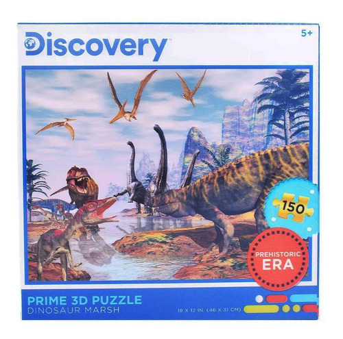Puzzle Rompecabezas 150 Pzs Prime 3d Dinosaur Mash Discovery