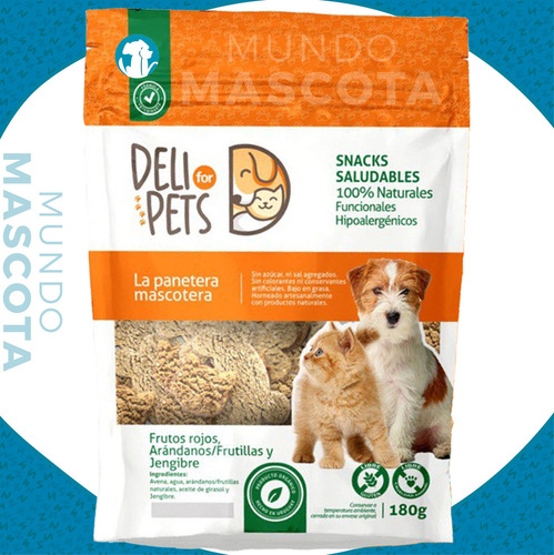 Snacks Perro Deli For Pets Sabor Frutos Rojos, Arándanos