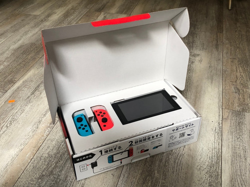 Nintendo Switch Neón 32gb Impecable, Hora De Uso