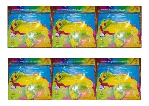 Oferta 10 Paquete Plantillas Mapas Geografícas De Venezuela 