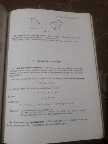 Imagen 8 de 10 de Libro Álgebra Y Geometría Rodriguez Vidal