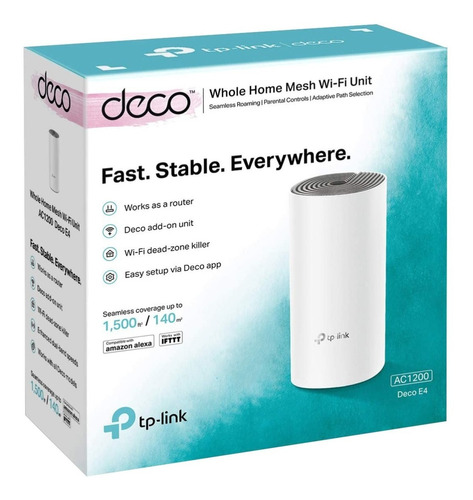 Deco E4 1 Pack Sistema Mesh Para Toda La Casa Ac1200 Tplink