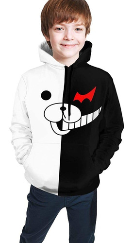 Danganronpa Monokuma Sudadera Con Capucha Para Niños Niñas Y