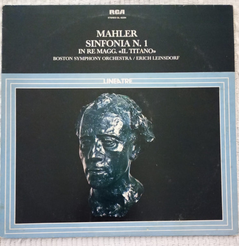 Vinilo Mahler Sinfonia 1 /orq De Boston/ Imp Italia Lineatre