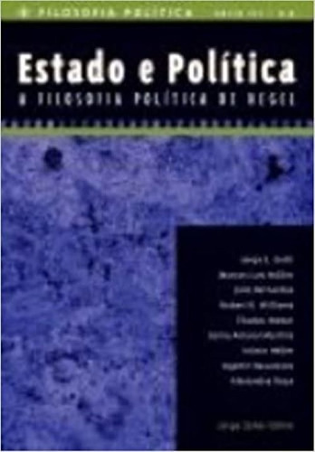 Estado E Política, De Denis L. Rosenfield (ed.)., Vol. 1. Editora Zahar, Capa Mole Em Português, 2003