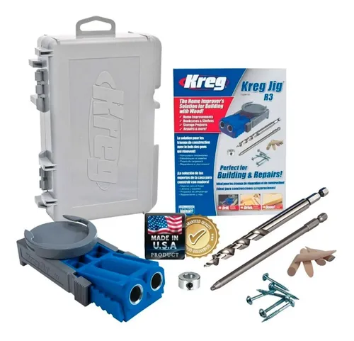 Sistema Ensamblaje Kreg Jig R3 Mecha Madera Carpintero Env o gratis