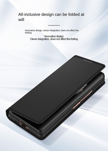Estojo Com Inserção De Cartão Dividido Para Samsung Zfold5