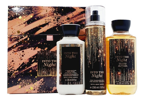Imagen 1 de 2 de Into The Night Bath & Body Works Kit De Regalo