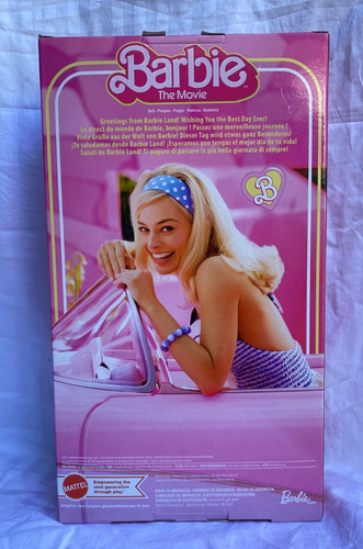 Barbie The Movie Collectible , Margot Robbie Gold Jumpsuit (Usado)