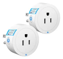 Comprar Vanance 2 Enchufes Inteligentes Wifi Contacto Alexa Google Home Smart Plug 110\u002F220v 10a Interruptor Inteligente Tomacorrientes Surplife App Remoto Control De Temporizador Seguro Enchufes Electricos