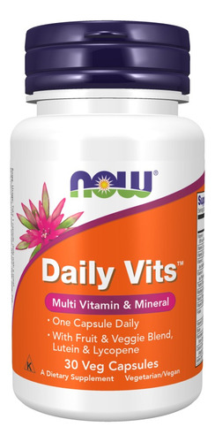 Multivitamínico Daily Vits 30 Caps Now Foods