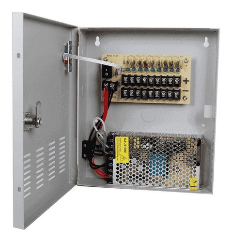Fuente 12v 10a Distribuidor 9 Camaras Psu1210d9 1.1a X Canal