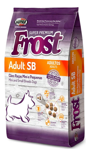 Alimento Frost Super Premium Adulto Raza Pequeña Empaque 15k