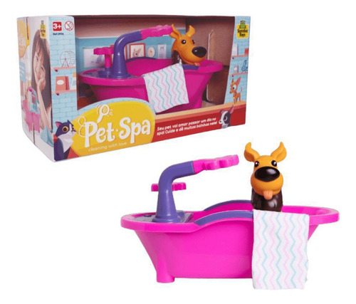 Pet Spa Cachorro Com Banheira - Samba Toys