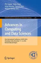Comprar Libro Advances In Computing And Data Sciences - Mayank Si...