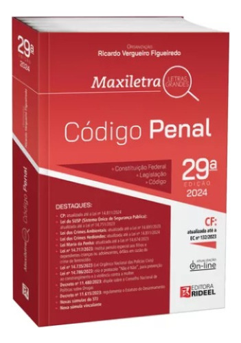 Código Penal - Maxiletra - 29ª Edição (2024) 