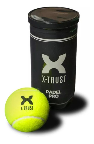 2 Tubos Pelotas Xtrust Padel Pro Competencia Importadas  