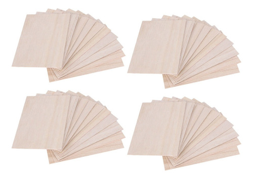 40pcs Balsa Wood Sheets Wood Board 150 X 100 X 2
