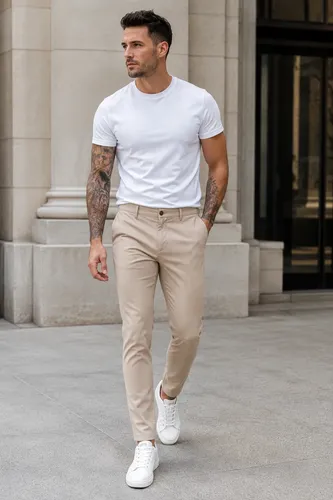 Calca Sarja Masculina Slim Elastano Bolso Faca Esporte Lycra