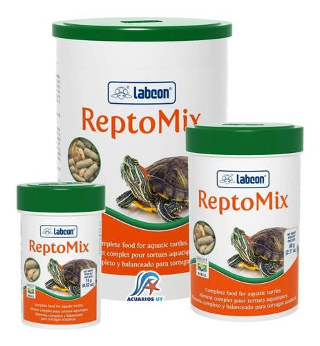 Imagen 1 de 3 de Alimento Para Tortugas Acuáticas. Labcon Reptomix 200g
