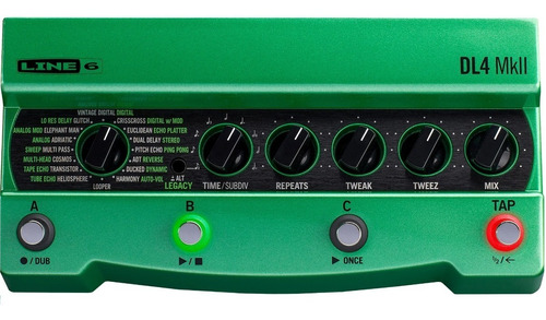 Pedal Delay Line 6 Dl4 Mkii Midi/xlr Mic Tarjeta Sd Oferta!!