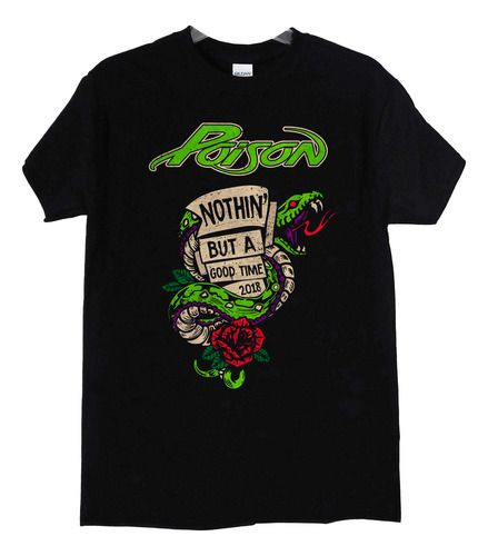 Polera Poison Nothin But A Good Time Rock Impresión Directa