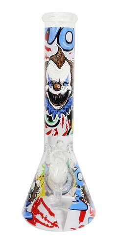 Bong De Vidro Clown Grande Tabacaria Head Shop