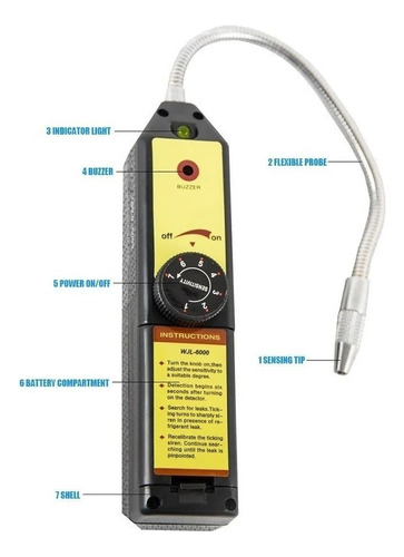 Detector De Fugas De Refrigerante Halógeno R134a