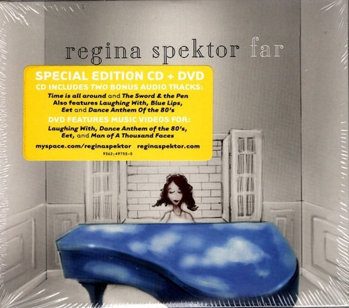 Regina Spektor Far Cd+dvd Importado Nuevo Cerrado En Stock