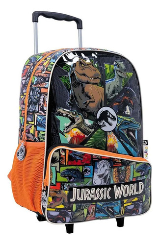 Mochila Jurassic World Con Carro 18p - Vamosajugar