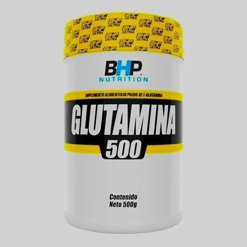 Glutamina L-glutamina Ultra Bhp 500 G Sabor Sin Sabor
