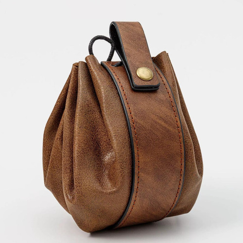 Bolsa Medieval Viking Porta Moedas De Couro Retro