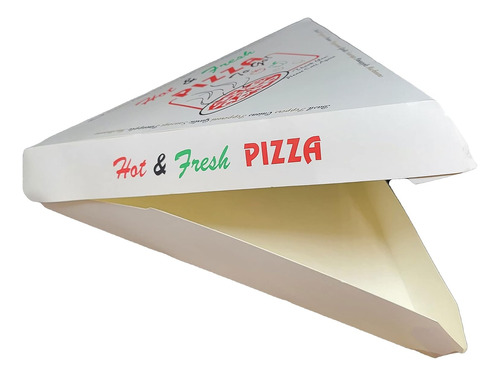 Caja De Rebanadas De Pizza Individual Con Impresión De 4 Col