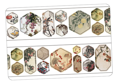 3 Pegatinas Para Álbumes De Recortes, Cinta Washi Otoño