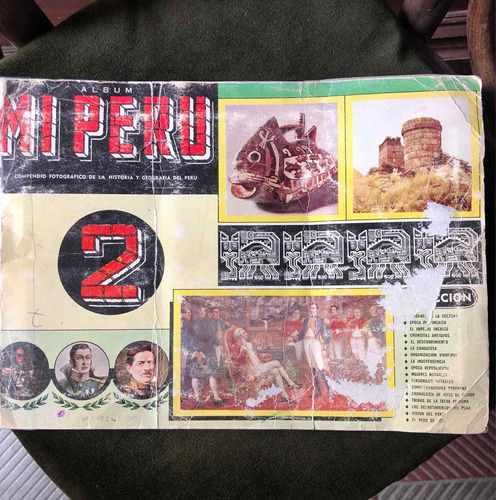 Álbum De Figuras mi Peru 2 Conservado 8 De 10