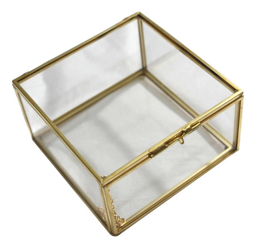 Soporte De Vidrio Transparente 13 X 13 X 8 Cm