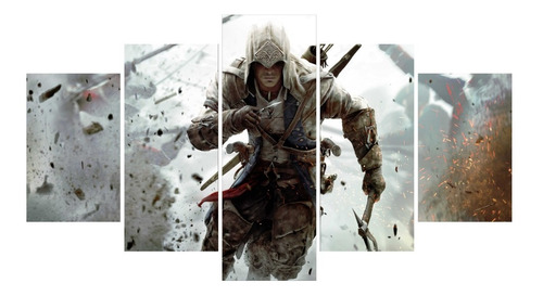 Cuadro Decorativo Assassins Creed 3 Video Juego 