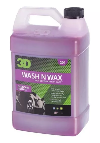3d Wash N Wax Shampoo Ph Neutro Con Cera 1 Galon 4 Litros