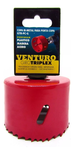 Sierra Copa Bimetal 73 Mm Giro Triplex Venturo Aliafor Gtr