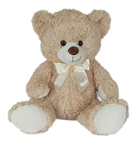 Urso De Pelúcia 46cm Bege