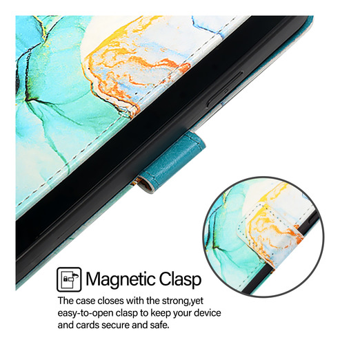 Funda Para Oneplus Oneplus Serie 9, Cierre Magnético, Mármol, Pie De Apoyo, Orificio Para Cordón, A Prueba De Golpes