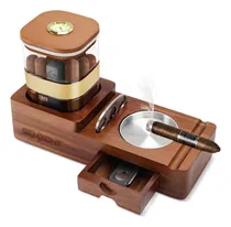 Comprar Set De Humidores Para Cigarros Semkont, Cenicero De Madera C