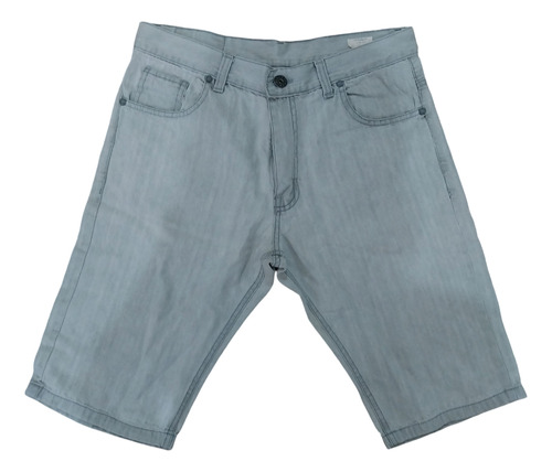 Bermuda Jean Hombre Gris Lois 5 Bolsillos T.34 (Usado)